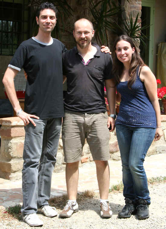 Federico Vinattieri insieme ad Alex Solbiati e Tamara - 04 giugno 2011